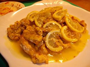 receta de pollo al limón
