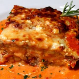 pastelon de berenjena con queso