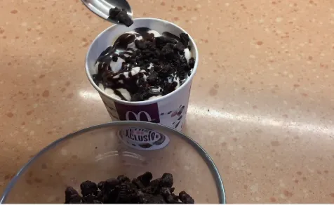 helado de McDonald's