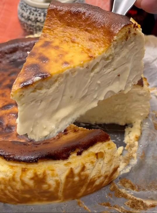 Tarta de Queso La Viña El Secreto para el Centro Cremoso Perfecto