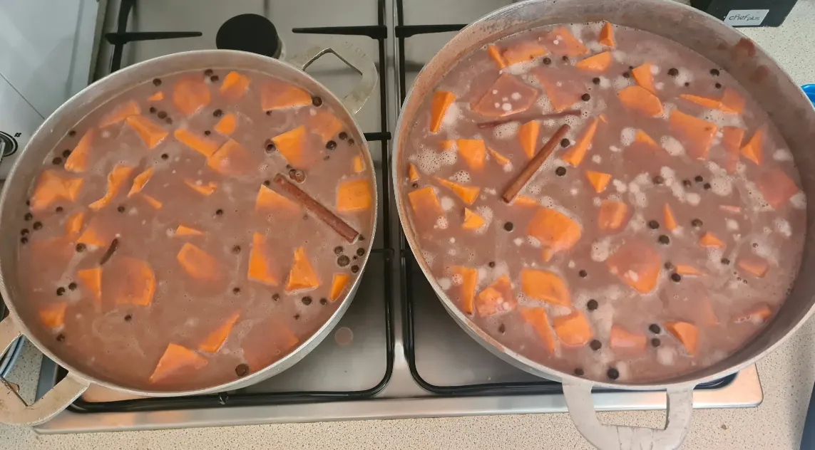 Habichuelas con dulce dominicana