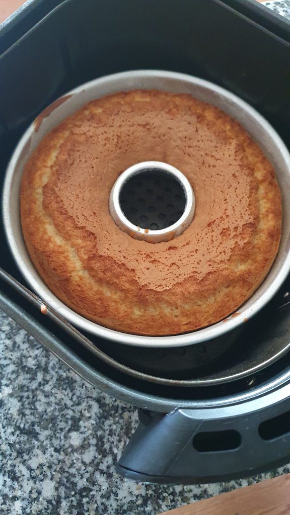  bizcocho de yogur en tu freidora de aire Cosori