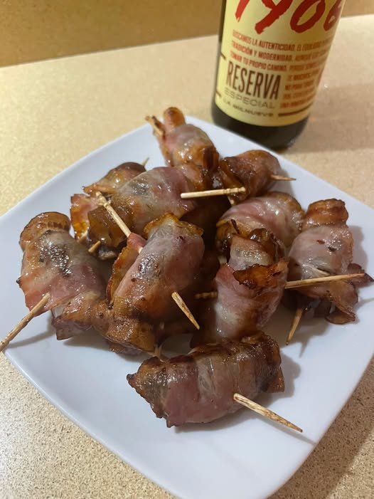 Receta de Dátiles con Bacon un Aperitivo Irresistible