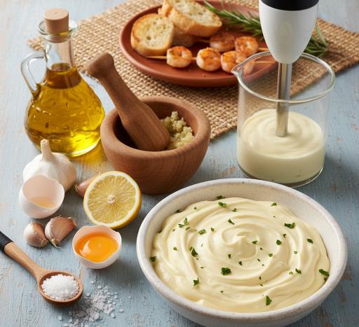 Como Se Hace la Salsa Alioli