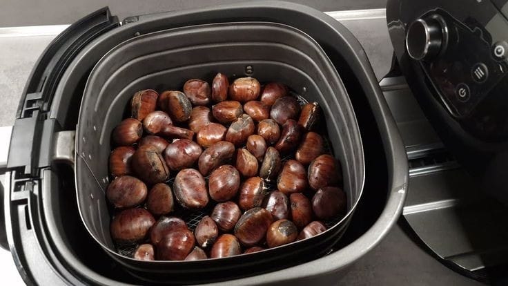Cómo hacer castañas en la freidora de aire receta fácil y deliciosa
