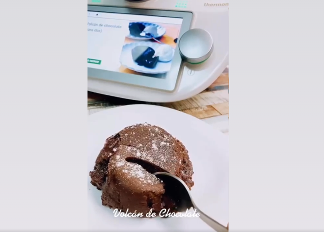 Volcán de Chocolate en la Thermomix