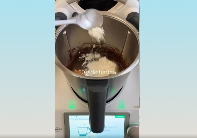 Volcán de Chocolate en la Thermomix