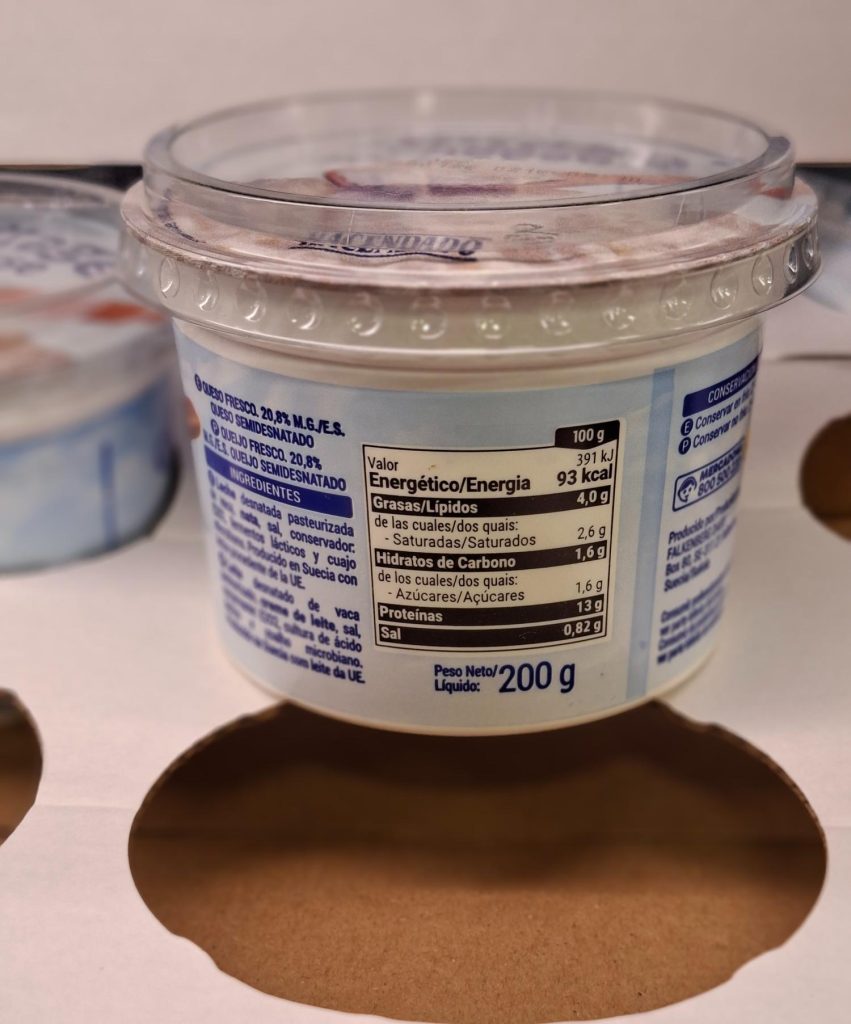 Queso Cottage Mercadona