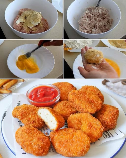Nuggets de Pollo Caseros: La Receta Más Crujiente y Jugosa