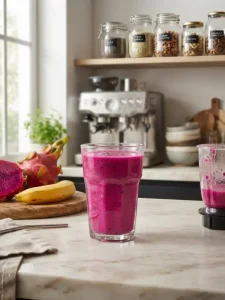 Batido de Fruta del Dragón y Plátano