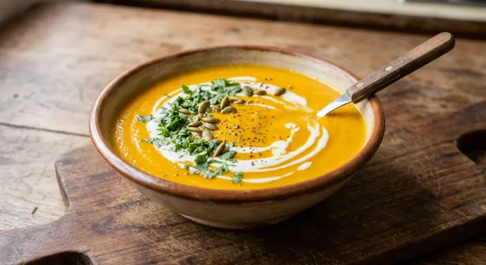 Crema de Auyama (Calabaza) Receta Fácil y Reconfortante