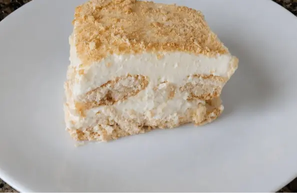 Postre de Limón con Bizcochos Sin Horno