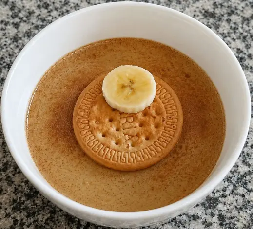 natillas de plátano caseras con canela y vainilla